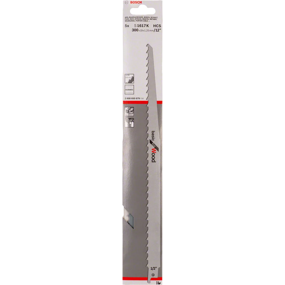 Reciprocating saw blade S 1617 K — 1