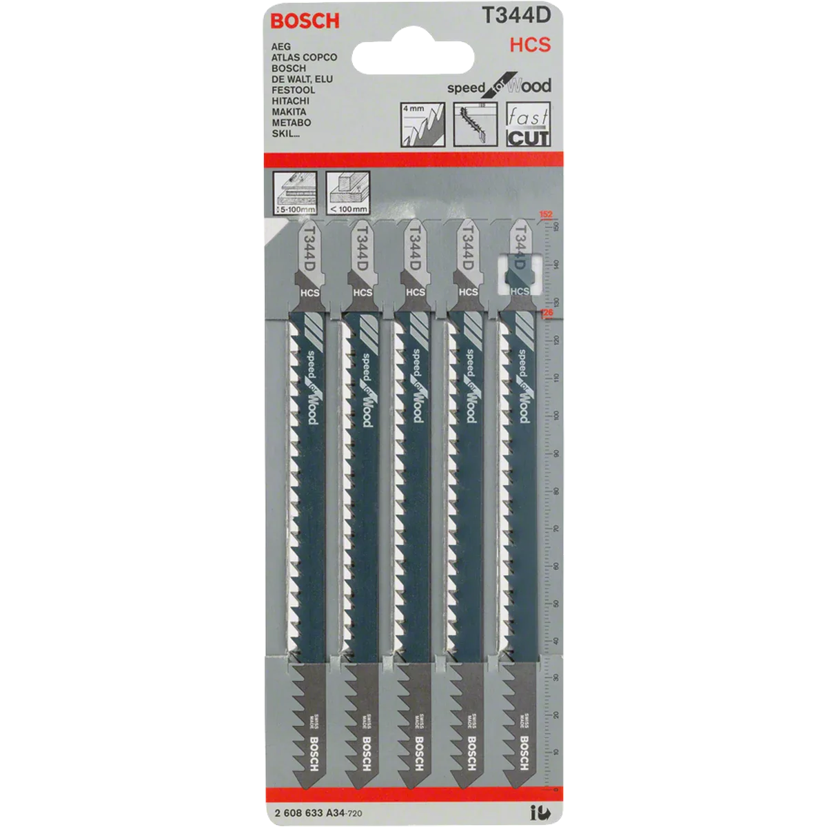 Jigsaw blade T 344 D — 1
