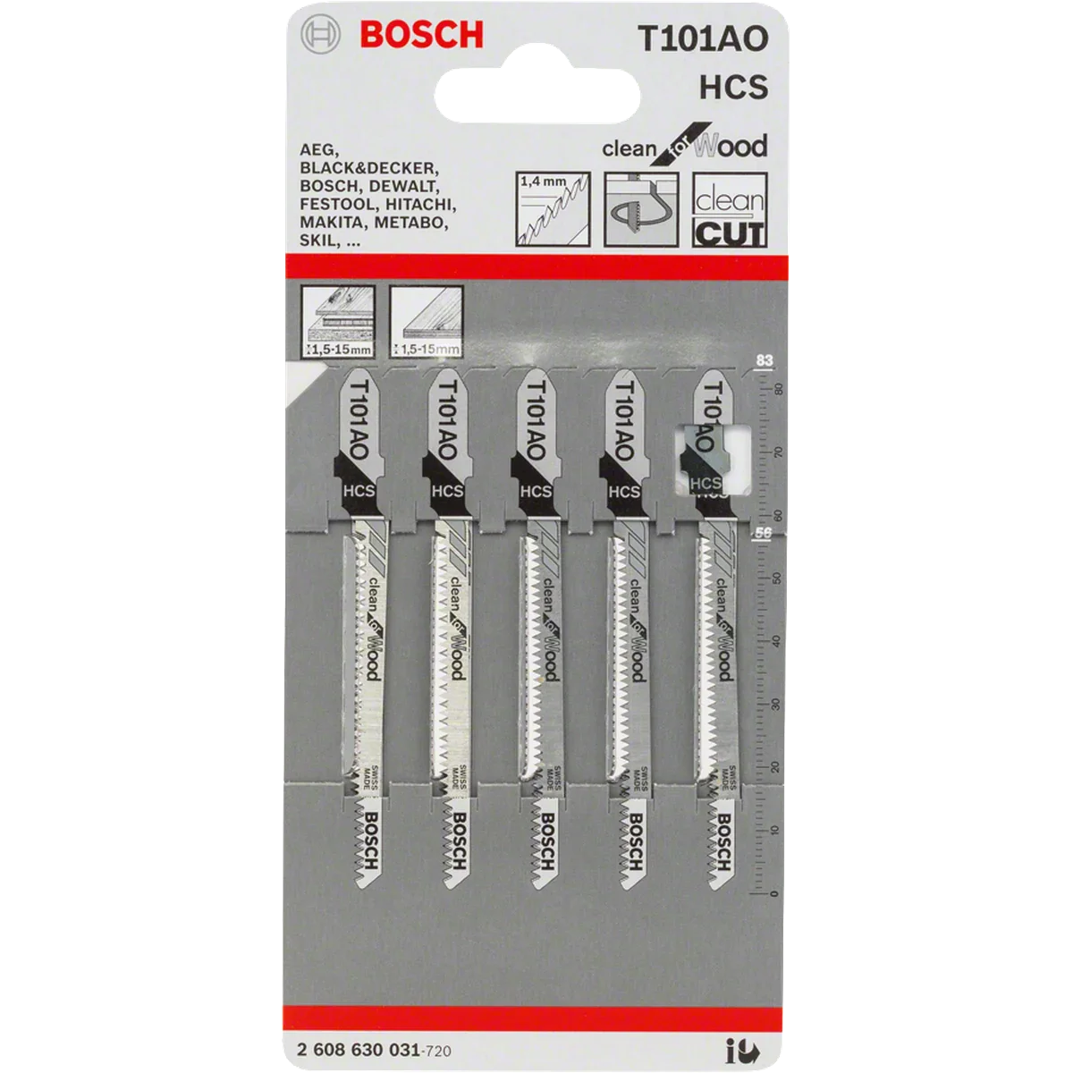Jigsaw blade T 101 AO — 1