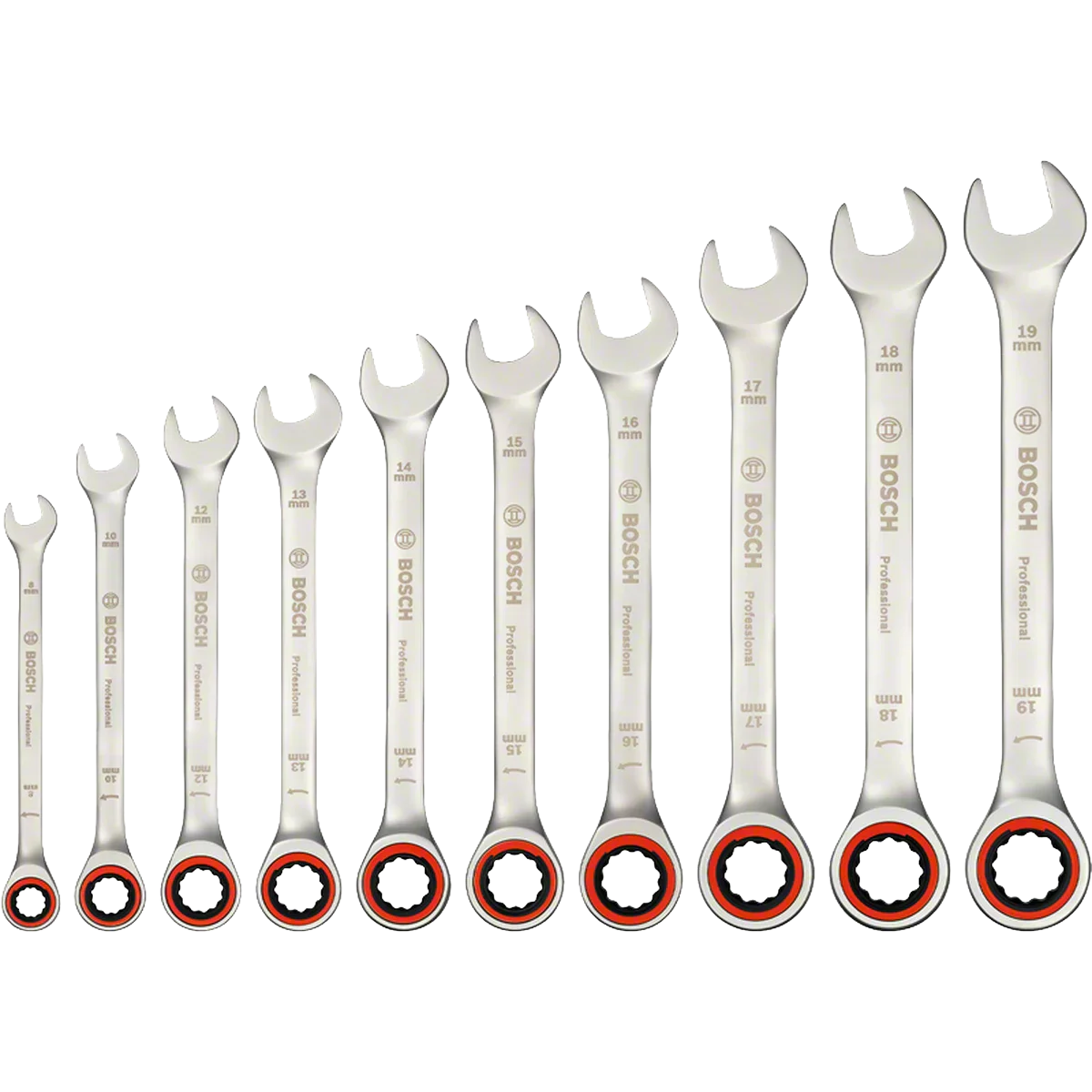 Ratchet Spanner Set 10 pc Professional — 4