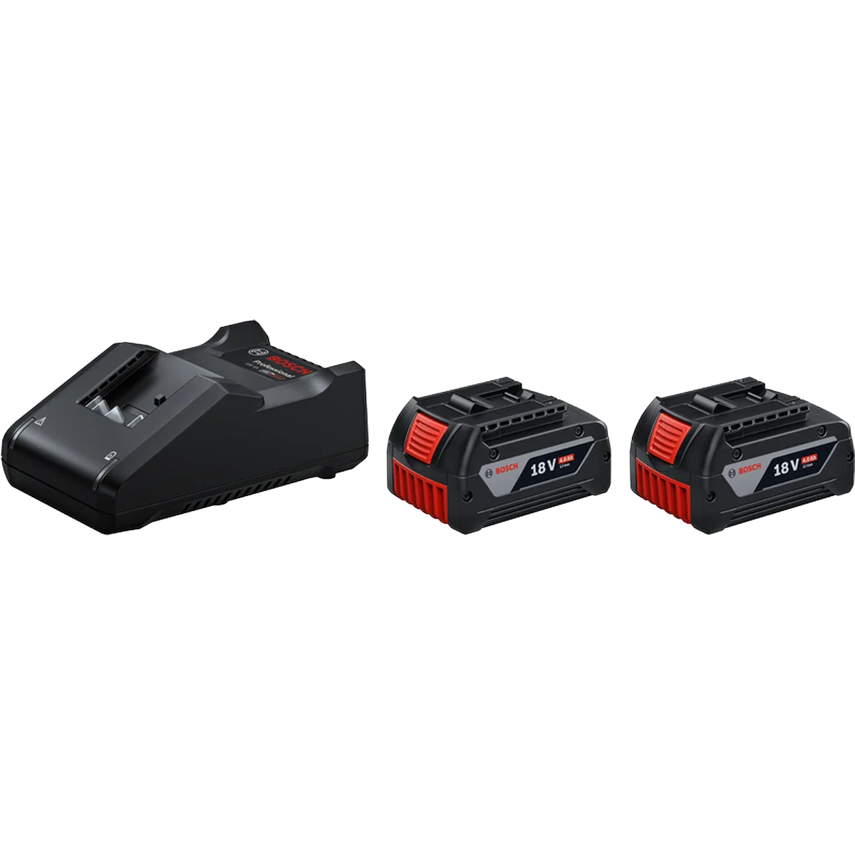 2 x GBA 18V 4.0Ah + GAL 18V-40 Professional — 1