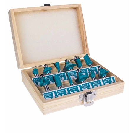 TACSR1121 12 Pcs Router Bit Set