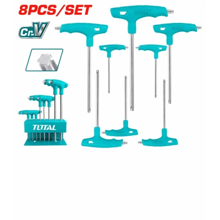 THHW80836 8 Pcs T-handle Torx Wrench Set