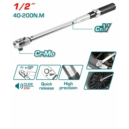 THPTW200N2 1/2″ Adjustable Torque Wrench