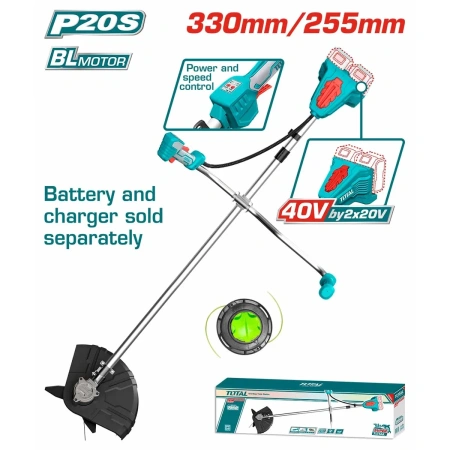 TSTLI20018 Li-ion String Trimmer & Bush Cutter