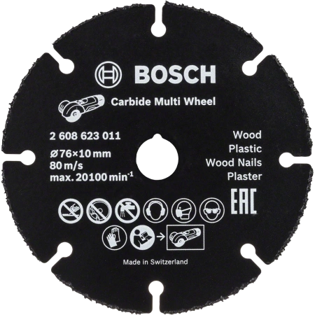 Carbide Multi Wheel cutting disc 76mm