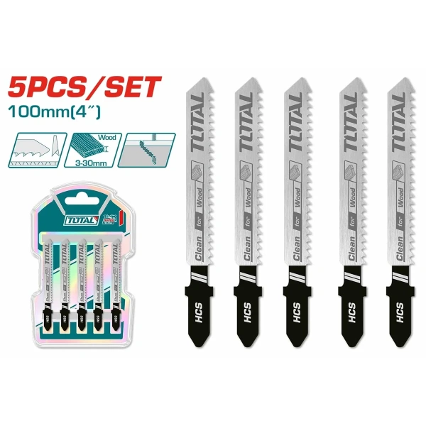 TAC51101B 5 Pcs Jig Saw Blade for Wood