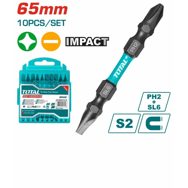 TACIM16HL133 10 Pcs Impact Screwdriver Bits