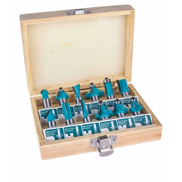 TACSR2121 12 Pcs Router Bit Set
