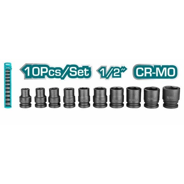 THISTD12101 10 Pcs 1/2″ Impact Socket Set