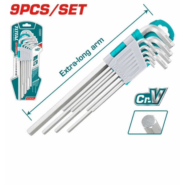 THT106192 9 Pcs Hex Key