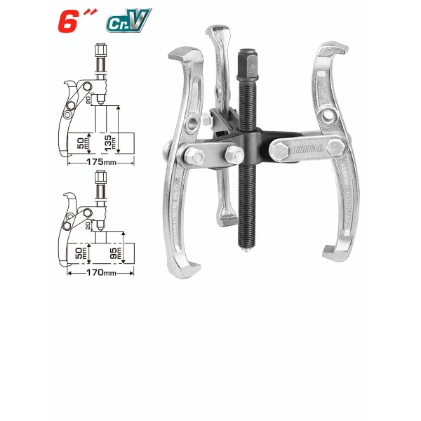 THTGP366 Gear Puller 3 Jaws