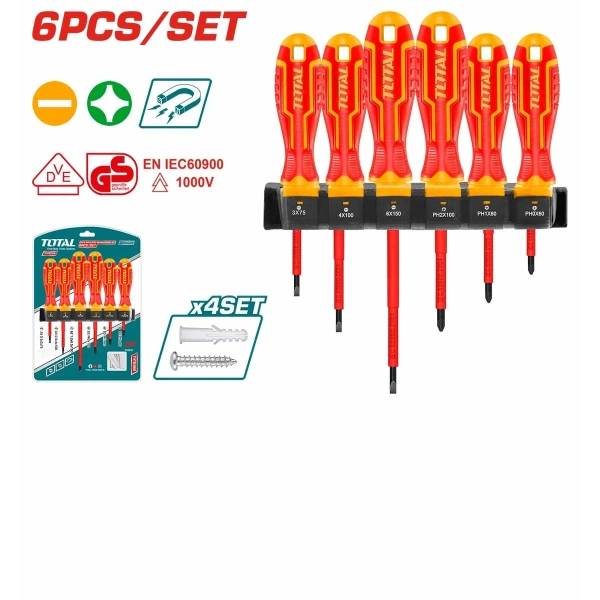 THTIS566 6 Pcs Insulated Screwdriver Set