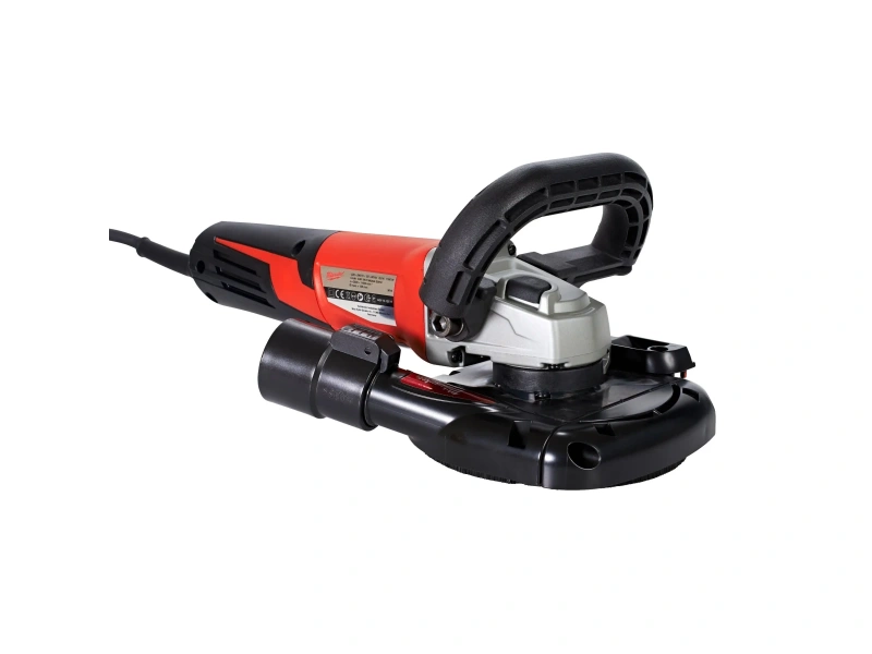 1,550W angle grinder with grinding guard