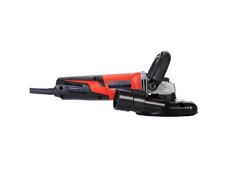 1,550W angle grinder with grinding guard