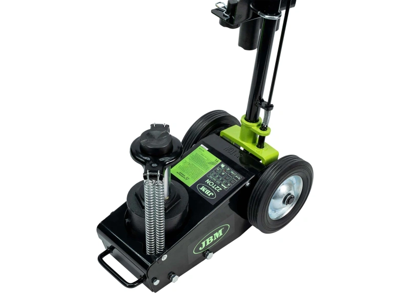 22T TELESCOPIC OIL-PNEUMATIC TROLLEY JACK