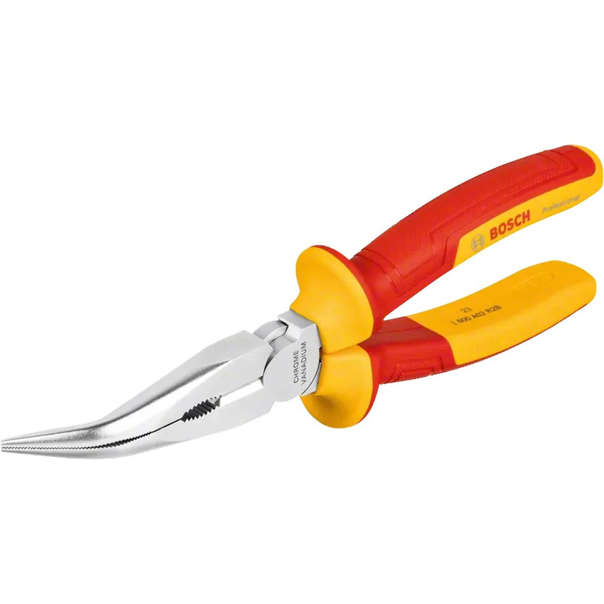 VDE Long Nose Plier bent 40° 200mm Professional
