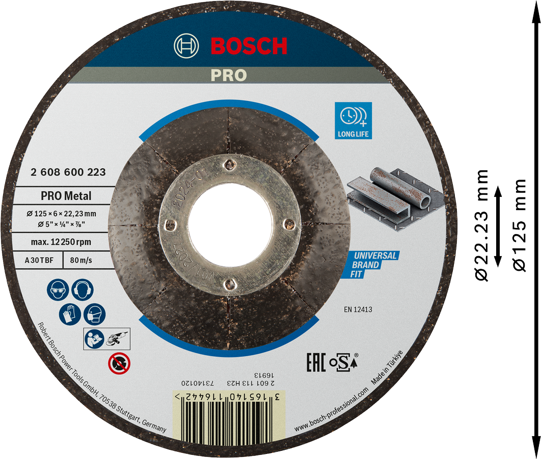 PRO Metal Bonded Grinding Disc