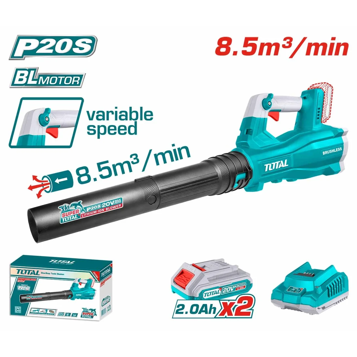 TABLI204282 Li-ion Brushless Blower