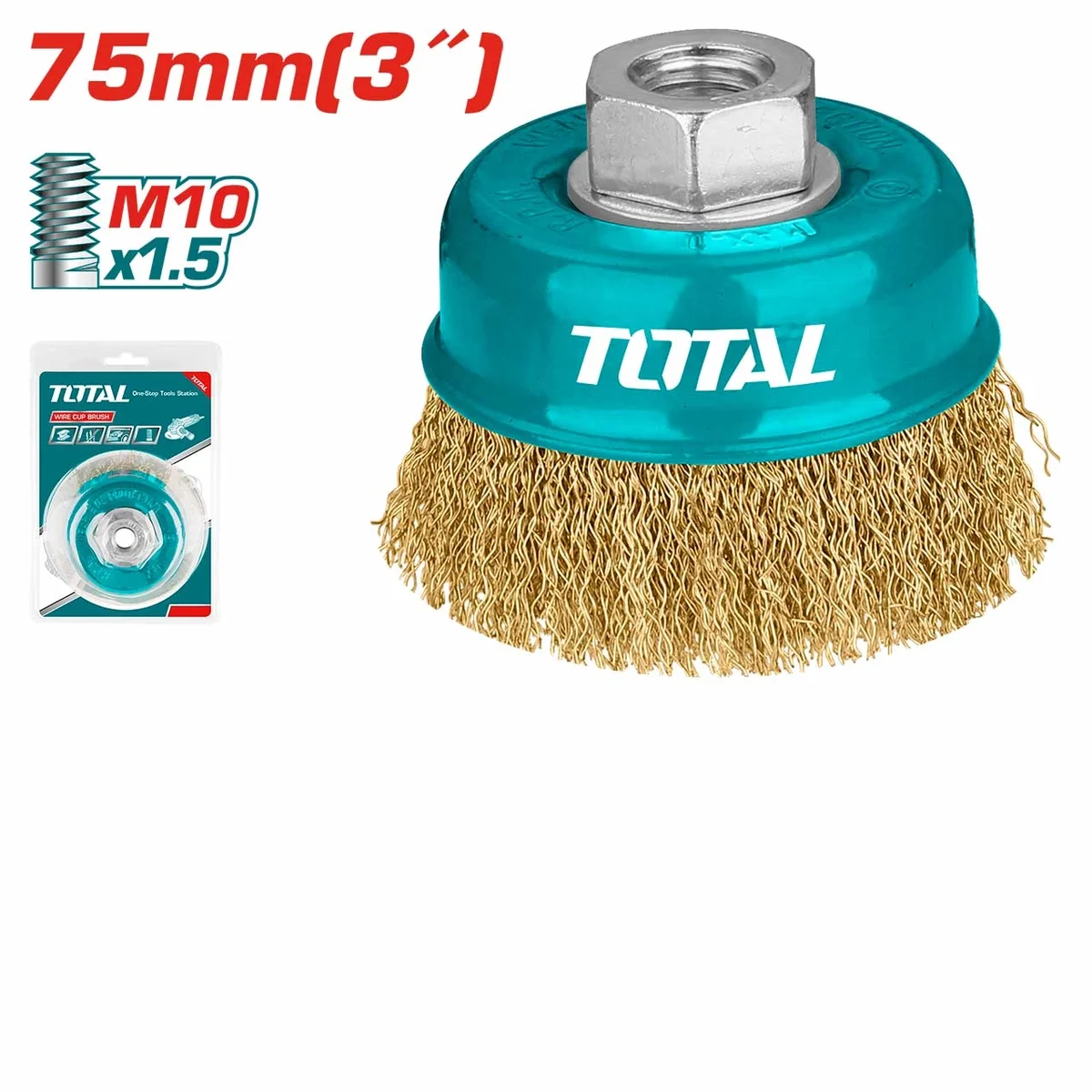 TAC31031.2 Wire Cup Brush with Nut