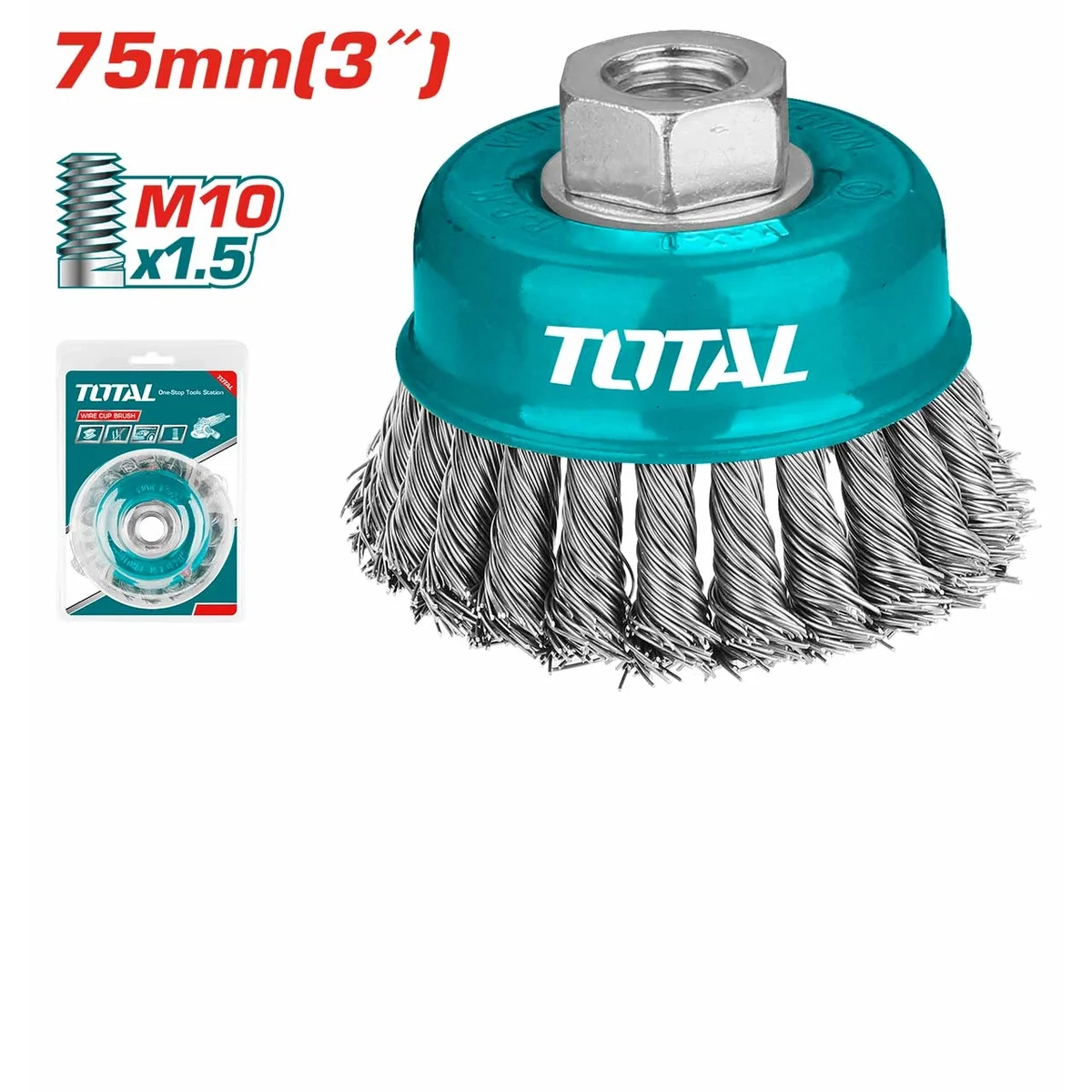 TAC32031.2 Wire Cup Twist Brush with Nut