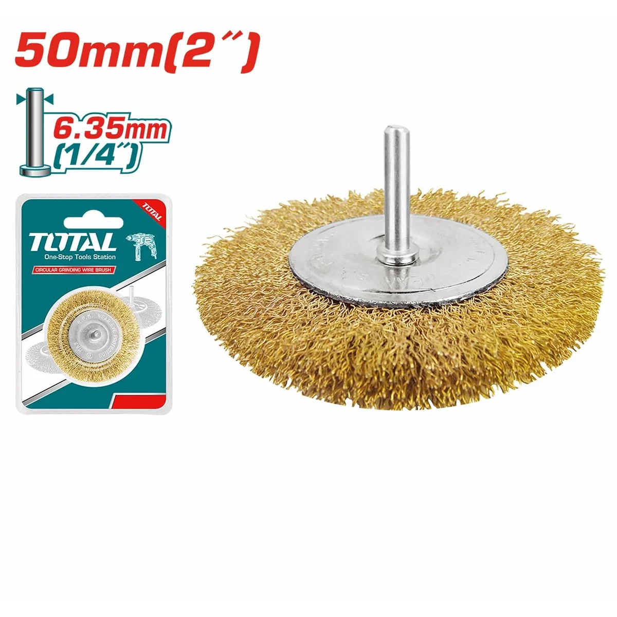 TAC34021 Wire Wheel Brush with Shank