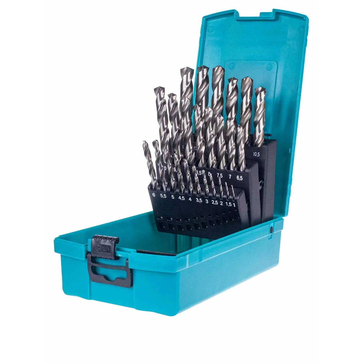 TACSD0251 25 Pcs HSS Twist Drill Bits Set