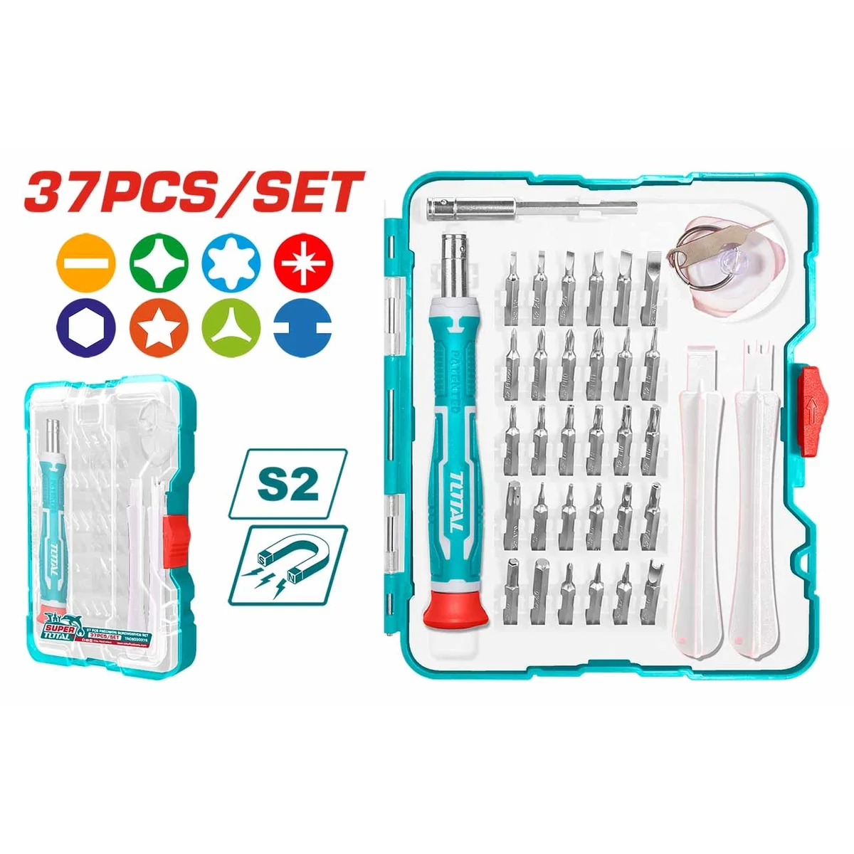 TACSD30376 37 Pcs Precision Screwdriver Set