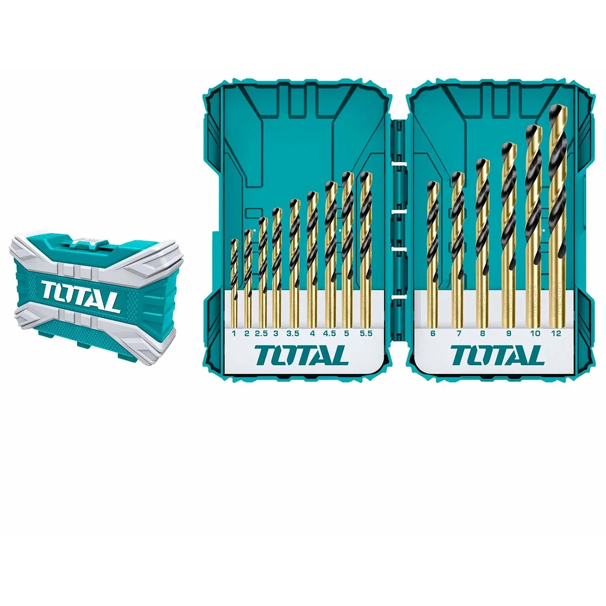 TACSDL51501 15 Pcs HSS Drill Bits Set