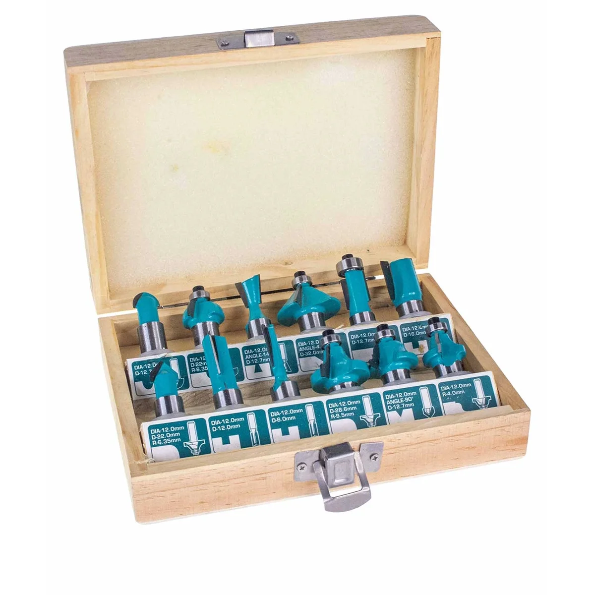 TACSR2121 12 Pcs Router Bit Set