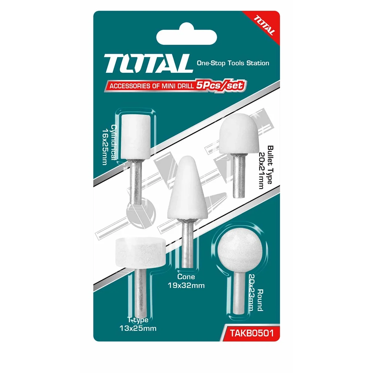 TAKB0501 5 Pcs Die Grinder Bits