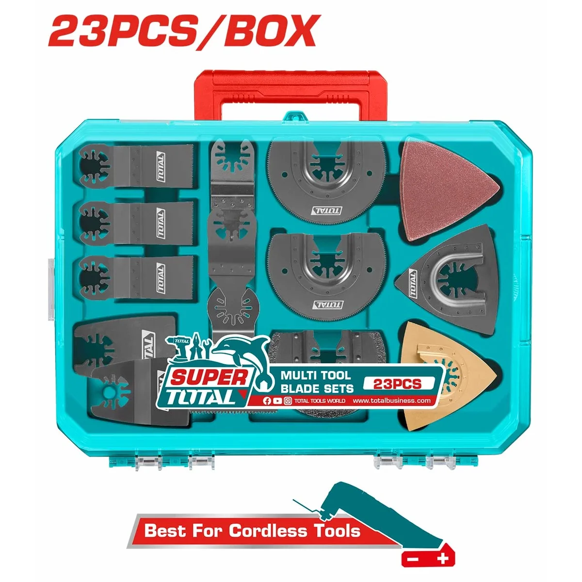 TAKTMT2301 23 Pcs Multi Tool Blade Set