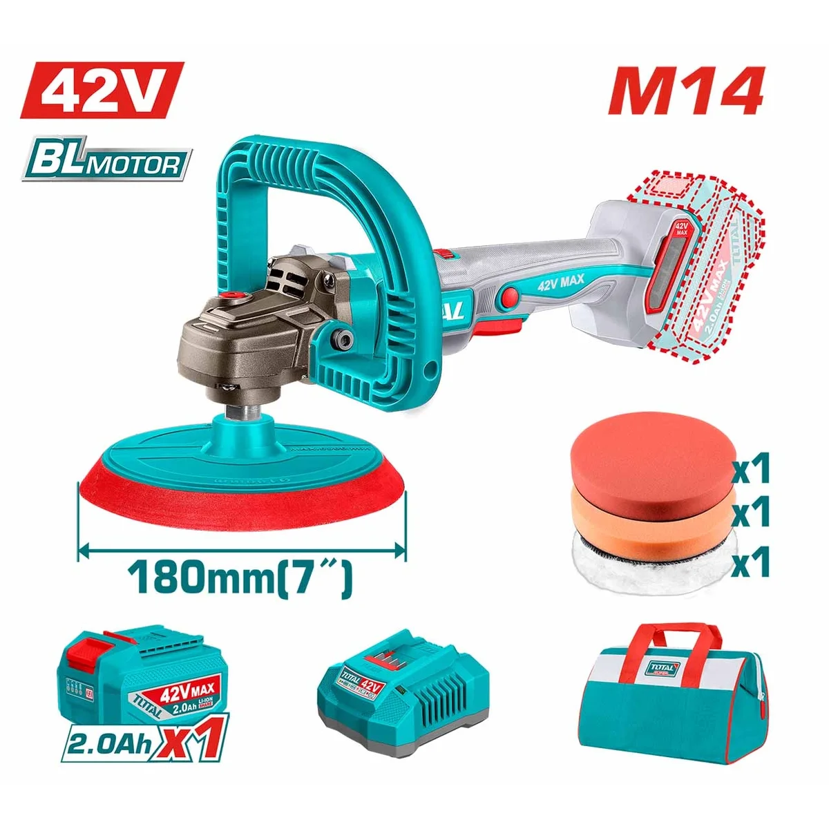 TAPLI42181 Li-ion Brushless Polisher