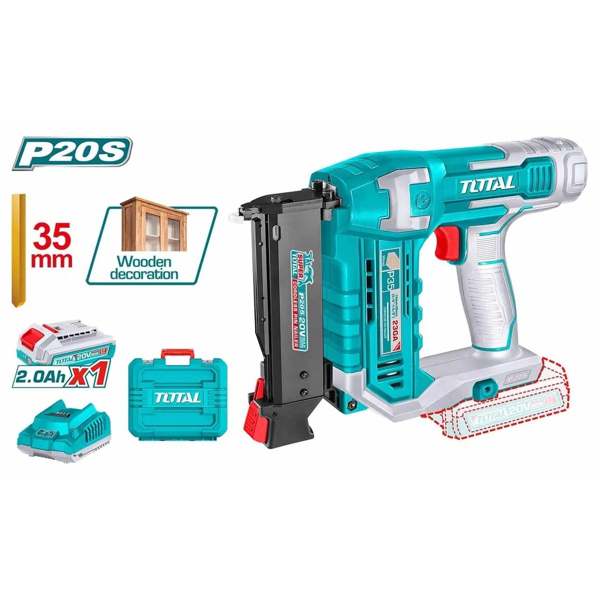 TCBNLI3606 Li-ion Pin Nailer