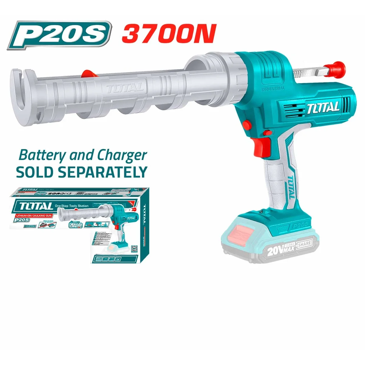 TCGLI2001 Li-ion Caulking Gun