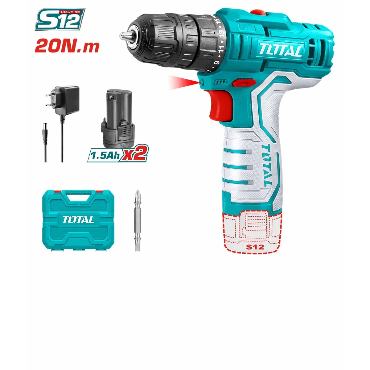 TDLI12208 Li-ion Cordless Drill