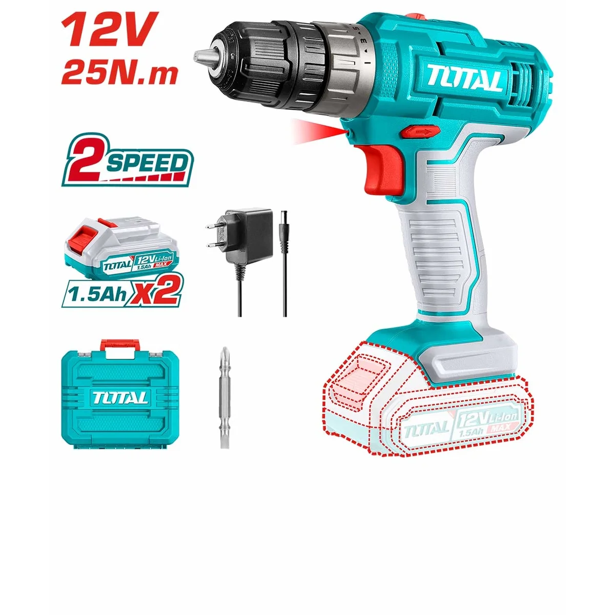TDLI1228 Li-ion Cordless Drill