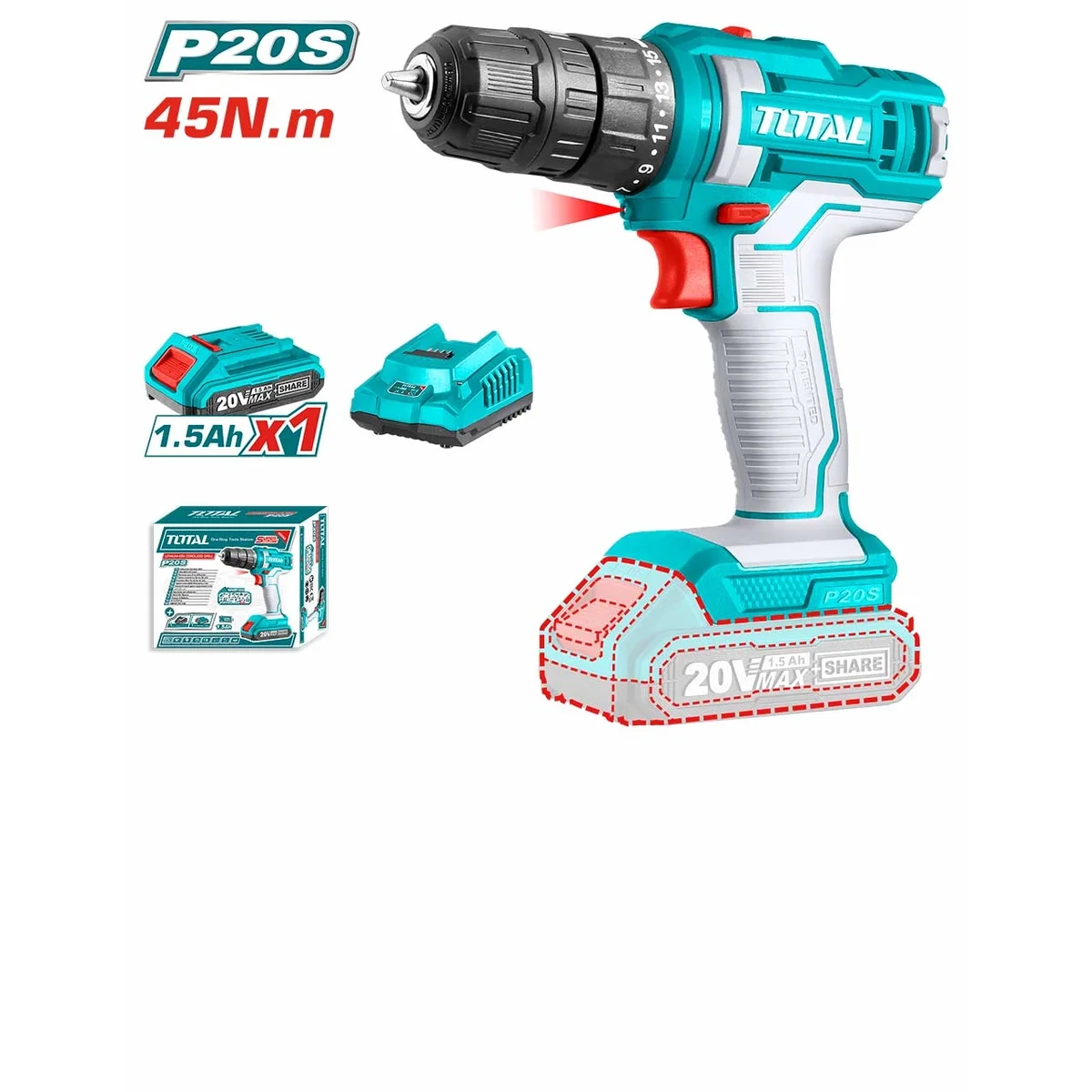 TDLI20051 Li-ion Cordless Drill