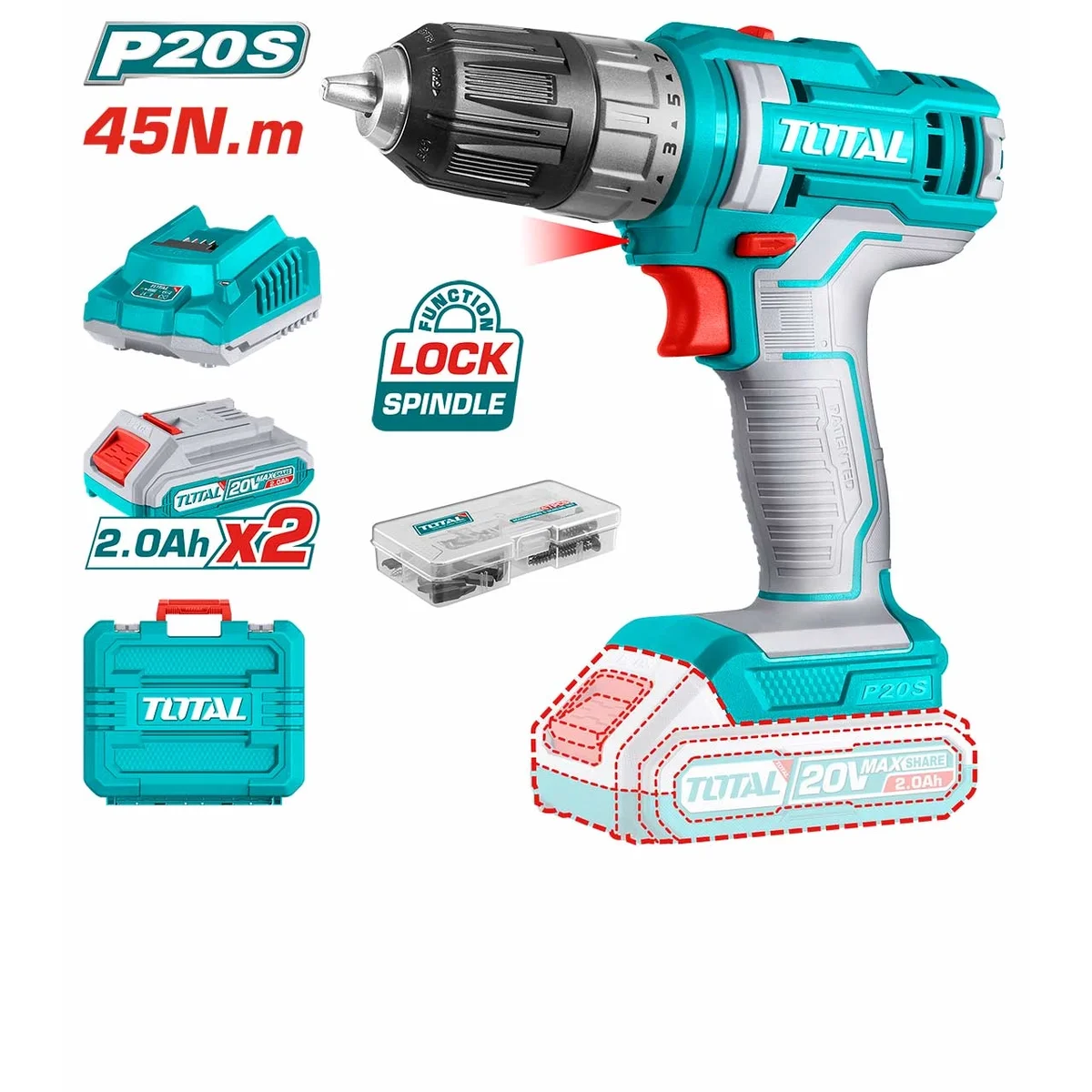 TDLI200528 Li-ion Cordless Drill