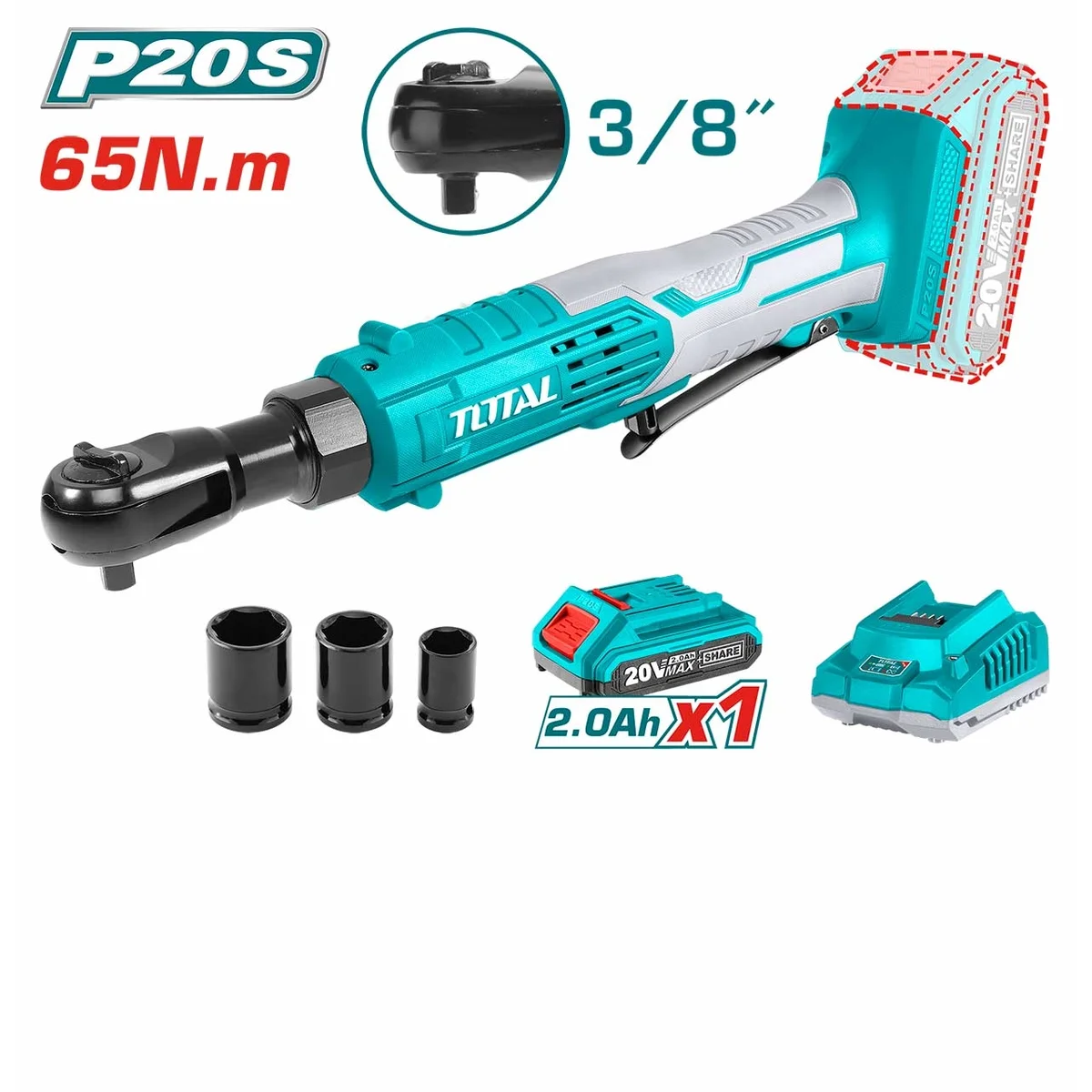 TDRLI206015 Li-ion Drive Ratchet