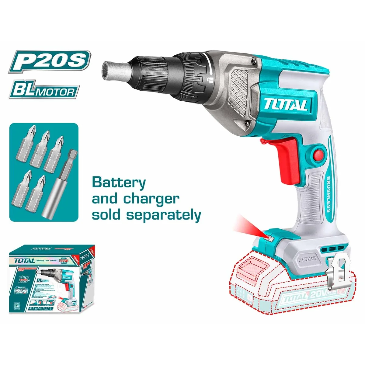 TDSLI20428 Li-ion Drywall Screwdriver