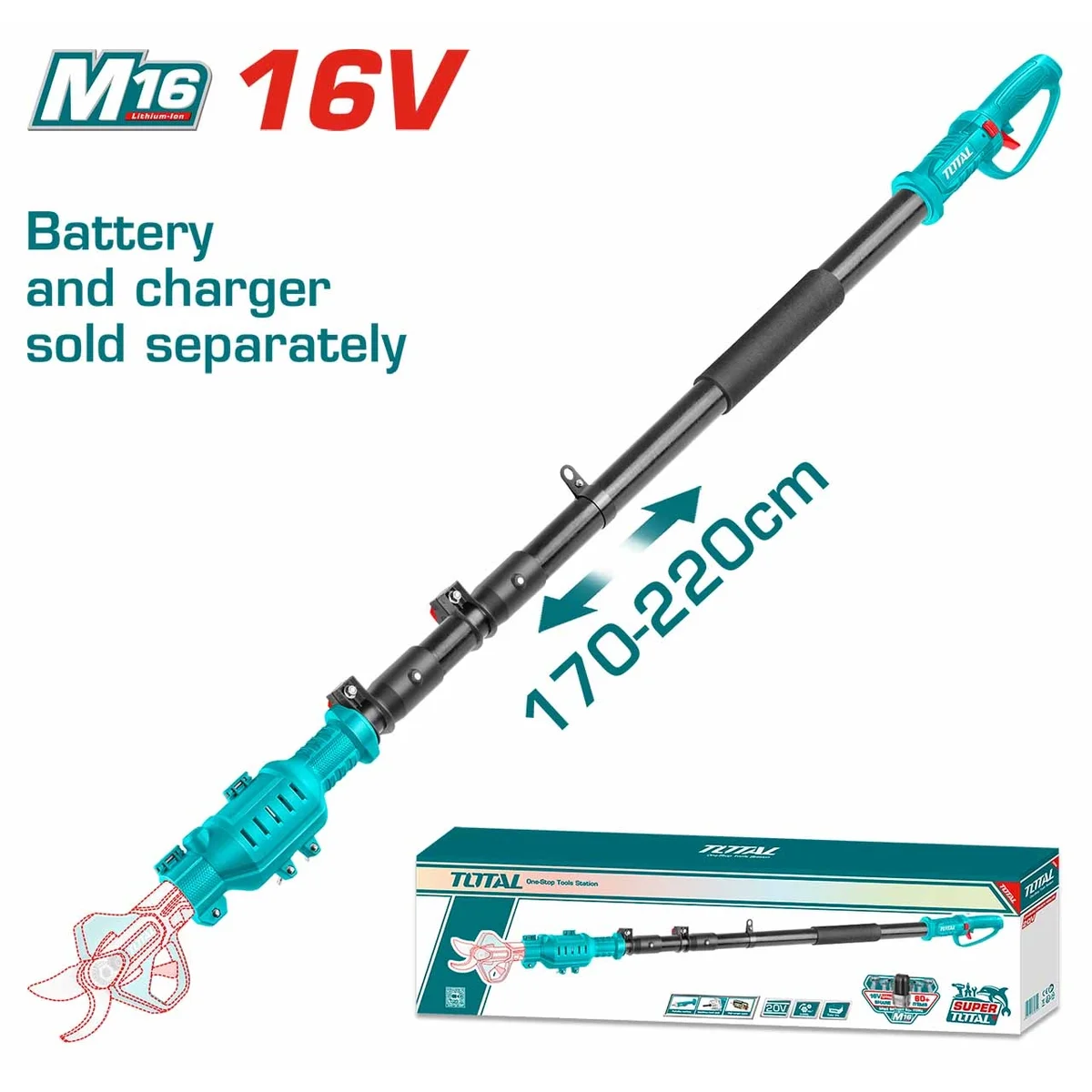 TERLI1658 Foldable Extension Pole