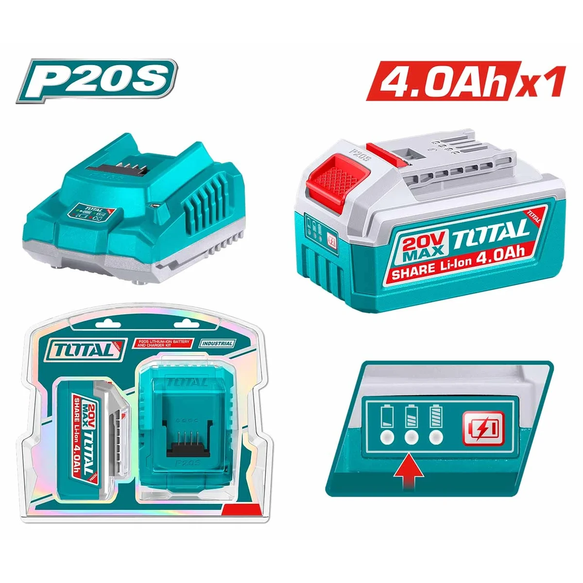 TFBCPK1012 Li-ion Battery & Charger Kit