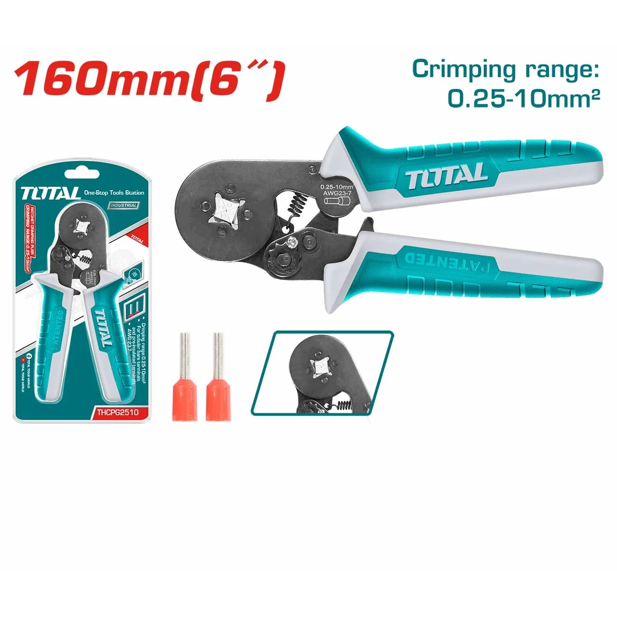 THCPG2510 Ratchet Crimping Pliers
