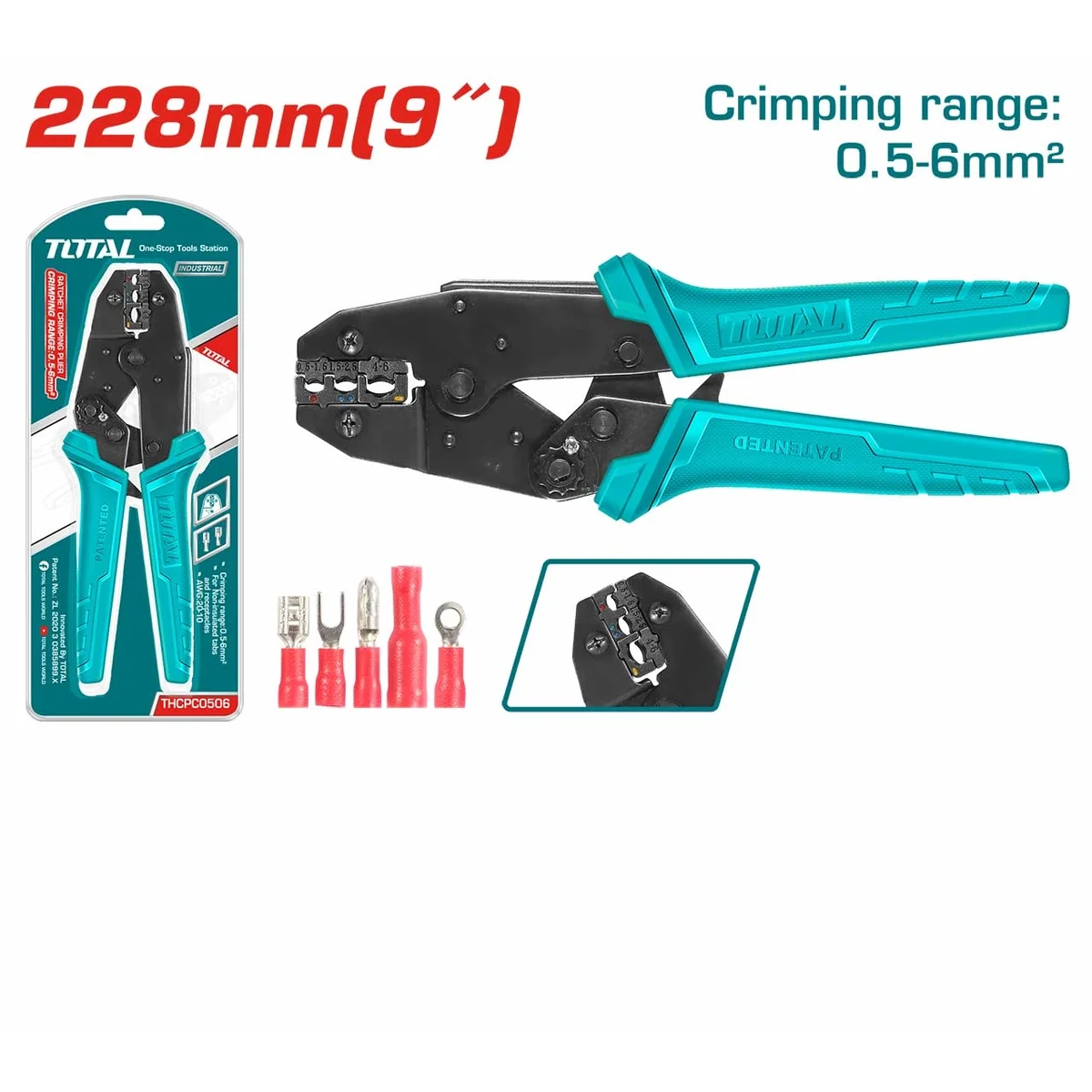 THCPJ0506 Ratchet Crimping Pliers