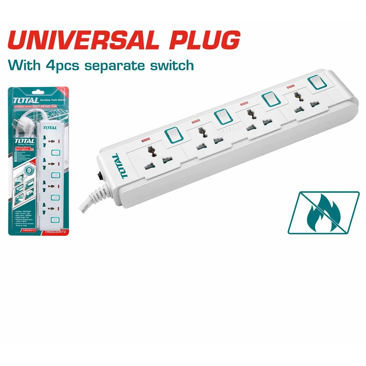 THES03041V Extension Socket