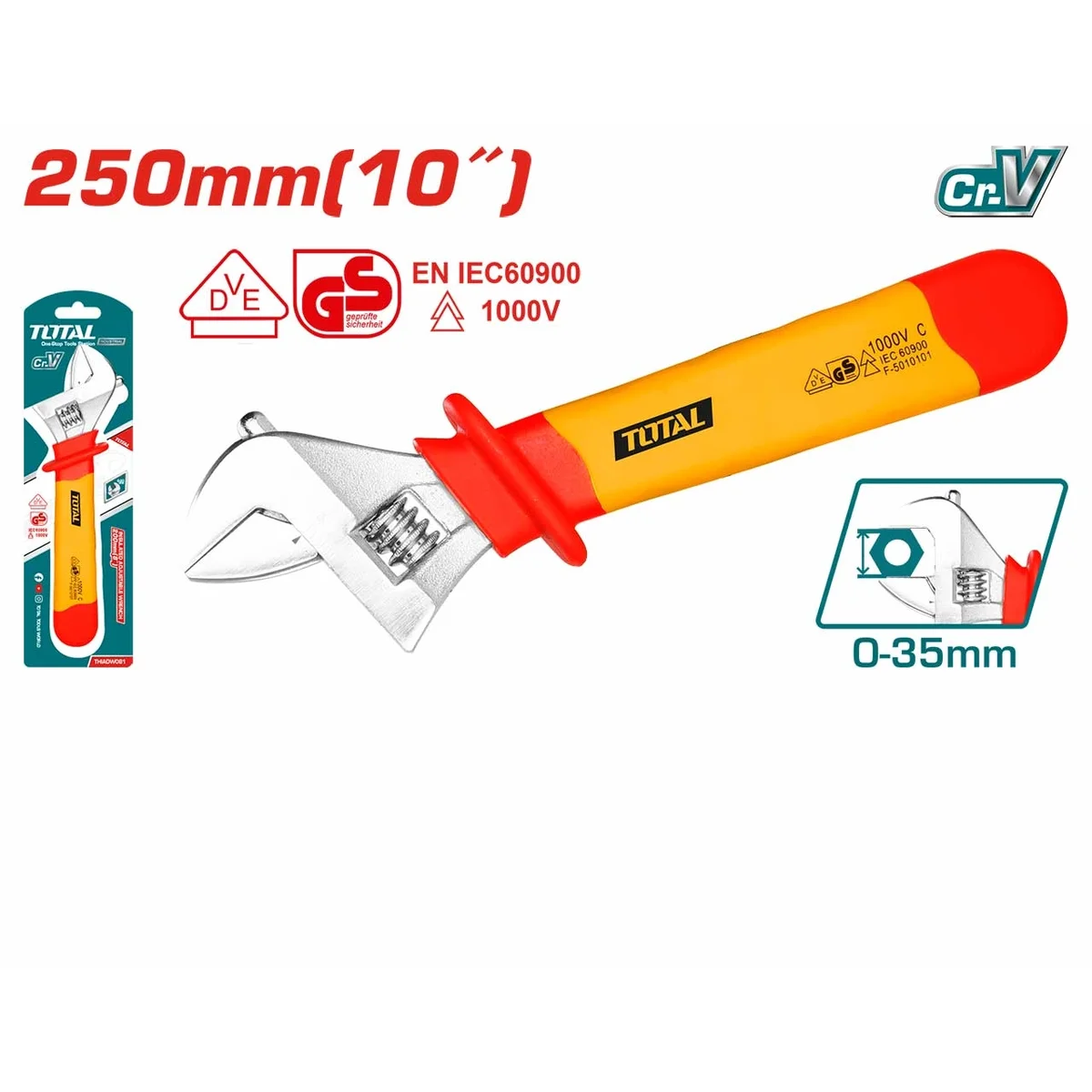 THIADW101 Insulated Adjustable Wrench