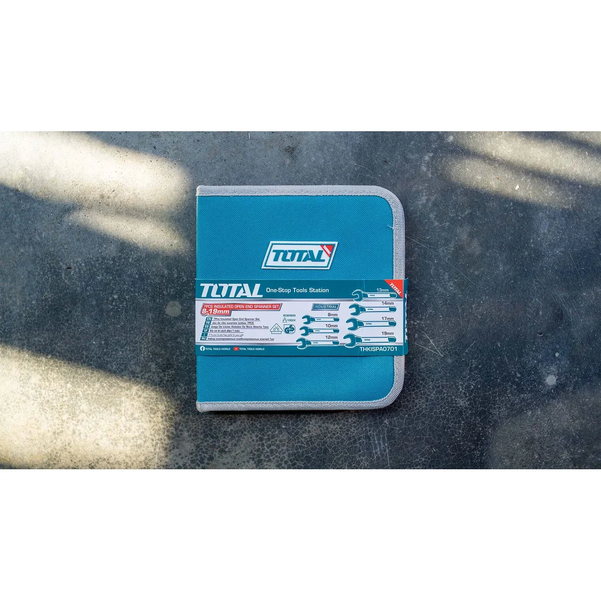 THKISPA0701 7 Pcs Insulated Open End Spanner Set