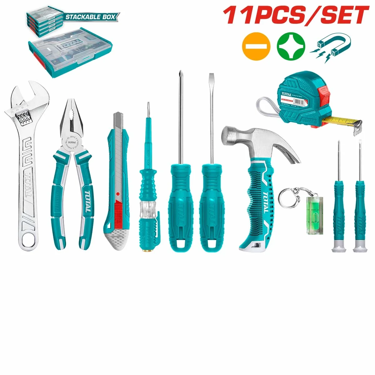 THKTV02H111 11 Pcs Household Tools Set
