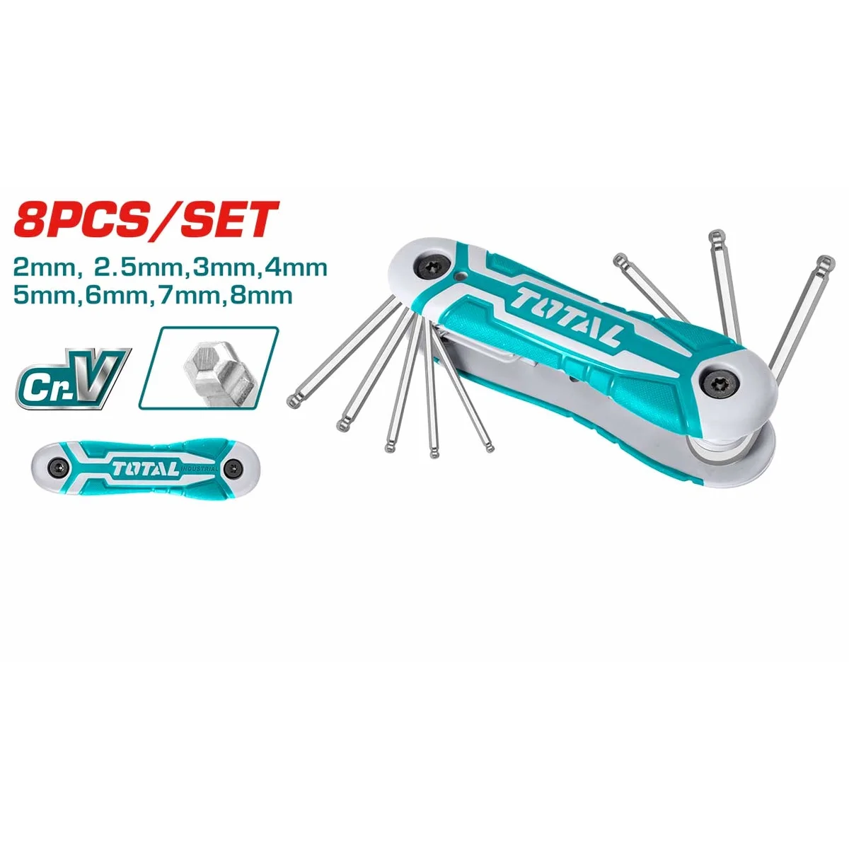 THT1061836 8 Pcs Ball Point Hex Key